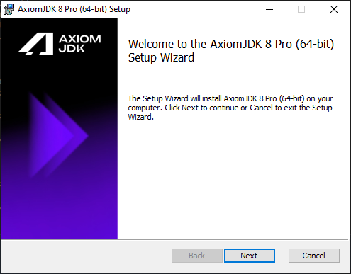 Окно установщика